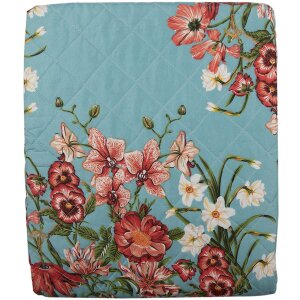 Clayre & Eef Q197.061 Copriletto Blu Rosa 240x260 cm...