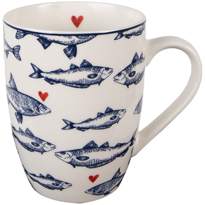 Tazza Clayre & Eef SSFMU Bianco Blu 350 ml