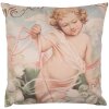 Clayre & Eef SWC23 Copricuscino Rosa 45x45 cm