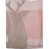 Clayre & Eef SWC60-1 Plaid Rosa Bianco 130x170 cm