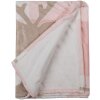 Clayre & Eef SWC60-1 Plaid Rosa Bianco 130x170 cm