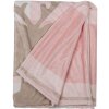 Clayre & Eef SWC60-1 Plaid Rosa Bianco 130x170 cm