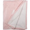 Clayre & Eef SWC60-2 Plaid Rosa Bianco 130x170 cm