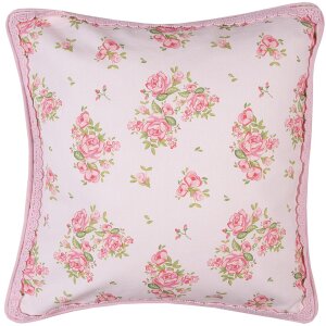 Clayre & Eef SWR21 Copricuscino Rosa 40x40 cm