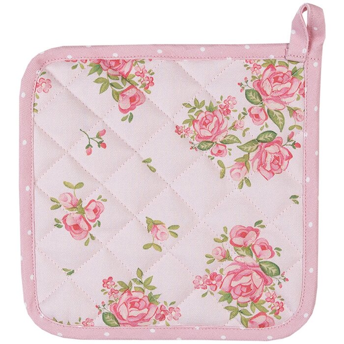 Clayre & Eef SWR45 Portapentole rosa 20x20 cm
