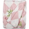 Clayre & Eef SWR60 Plaid Rosa Bianco 130x170 cm