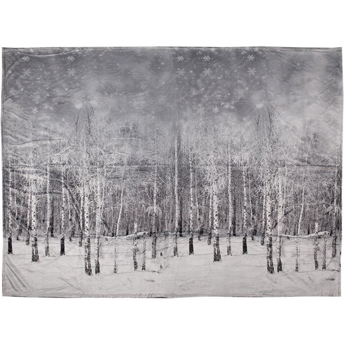 Clayre & Eef TIS60 Plaid Grigio 130x170 cm
