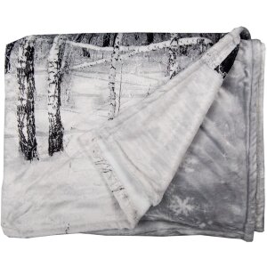 Clayre & Eef TIS60 Plaid Grigio 130x170 cm