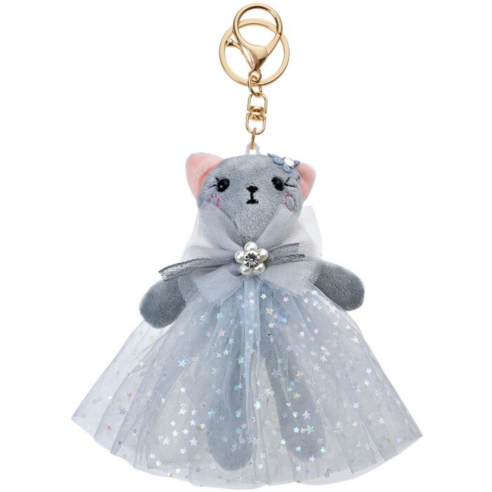 Clayre & Eef TW0583 Portachiavi Orso Grigio