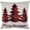 Clayre & Eef TX24 Copricuscino Rosso Beige 45x45 cm