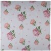 Clayre & Eef VTG15 Tovaglia quadrata rosa 150x150 cm