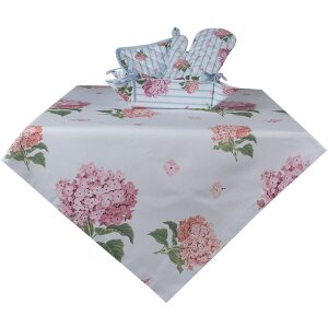 Clayre & Eef VTG44 Guanto da forno rosa 18x30 cm in cotone stile country