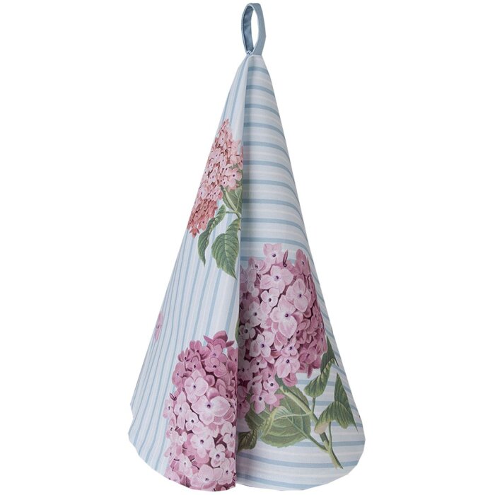 Clayre & Eef VTG48 Asciugamano da tè rosa Ø 80 cm