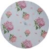 Clayre & Eef VTG48 Asciugamano da tè rosa Ø 80 cm