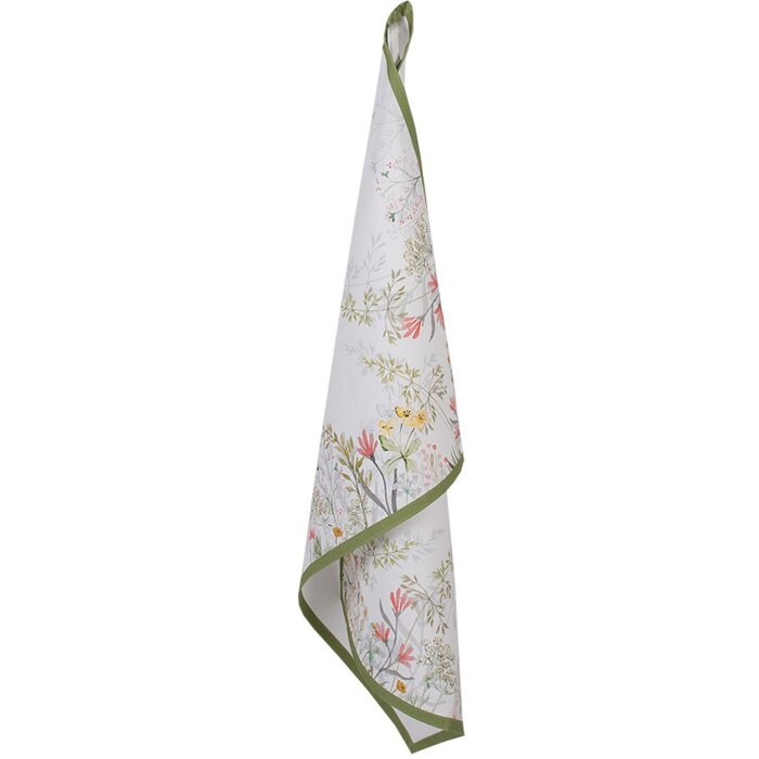 Clayre & Eef WFF42 Asciugamano da tè multicolore 50x70 cm