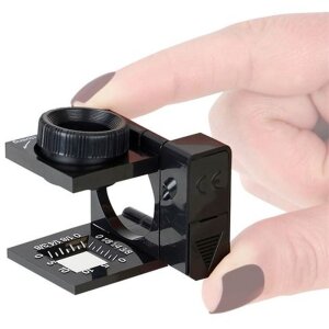 Contafili Carson pieghevole con LED 11,5x15 mm