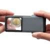 Lente dingrandimento tascabile Carson LED Pop-Up ingrandimento 5x 40 mm
