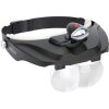 Carson MagniVisor Deluxe PRO Series LED Head Loupe con 4 lenti - Nero