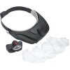 Carson MagniVisor Deluxe PRO Series LED Head Loupe con 4 lenti - Nero