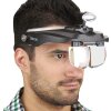 Carson MagniVisor Deluxe PRO Series LED Head Loupe con 4 lenti - Nero