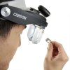 Carson MagniVisor Deluxe PRO Series LED Head Loupe con 4 lenti - Nero