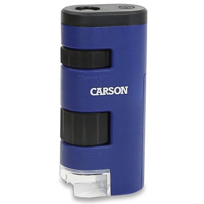 Carson MM-450 microscopio portatile LED 20-60x ingrandimento blu