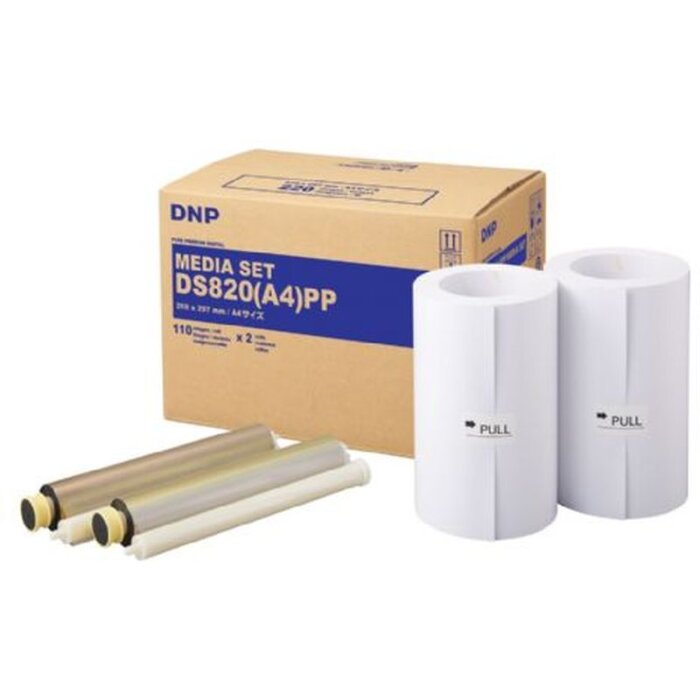 DNP Carta DMA4820 Premium 2 rotoli 110 pz. A4 per DS820