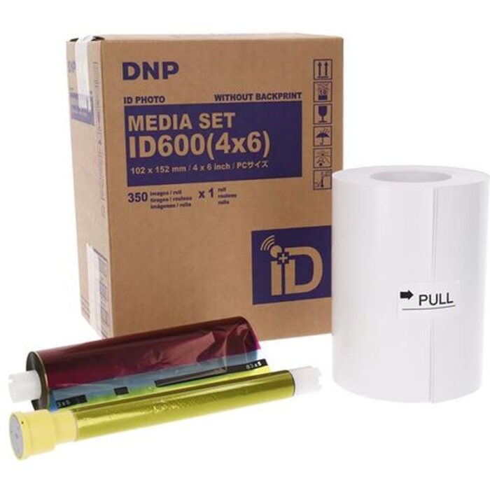 DNP carta fotografica per passaporto 1 rotolo 350 pezzi 10x15 per ID600