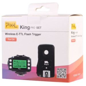 Set di trigger flash radio Pixel e-TTL King Pro per Canon