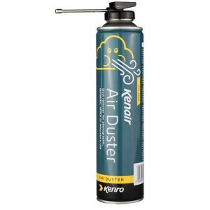 Bomboletta di aria compressa Kenro + testa di spruzzo in plastica 360 ml