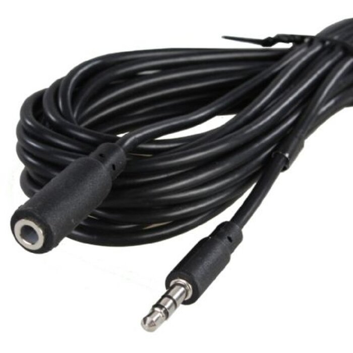 Cavo di prolunga audio stereo 3,5 mm maschio - 3,5 mm femmina 5m