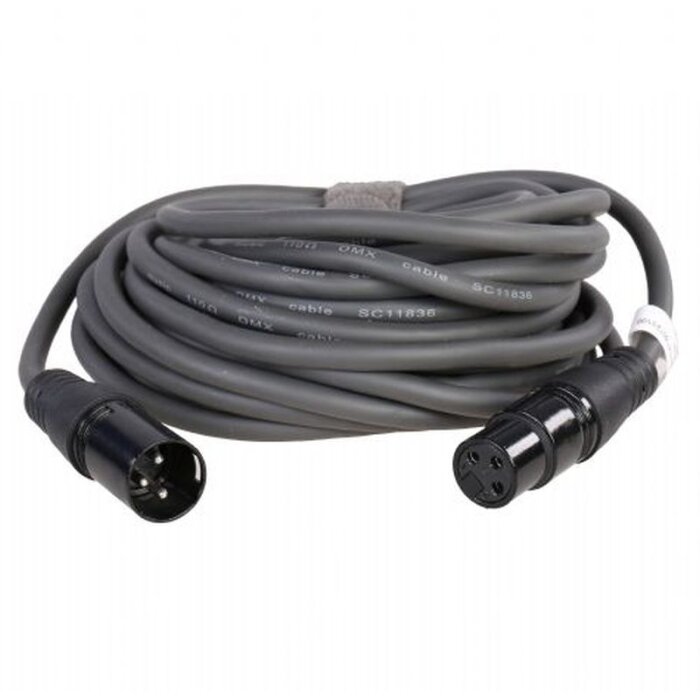Cavo XLR 3 pin maschio-femmina 10 m flessibile grigio scuro