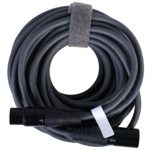 Cavo XLR 3 pin maschio-femmina 10 m flessibile grigio scuro