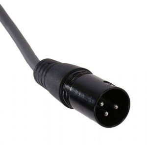 Cavo XLR 3 pin maschio-femmina 10 m flessibile grigio scuro