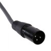 Cavo XLR 3 pin maschio-femmina 10 m flessibile grigio scuro