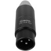 Boya 35C-XLR Pro Adattatore da TRS a XLR 3,5 mm nero