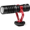 BOYA BY-MM1 Microfono direzionale compatto per smartphone DSLR PC Schermo antivento in pelliccia