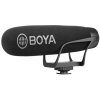 Boya BY-BM2021 Microfono direzionale supercardioide con attacco shock per fotocamera e smartphone