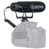 Boya BY-BM2021 Microfono direzionale supercardioide con attacco shock per fotocamera e smartphone