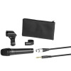 Boya BY-BM57 Microfono palmare dinamico nero Cavo XLR da 5 m Supporto girevole
