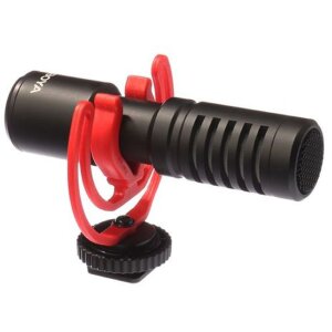 BOYA BY-MM1+ microfono direzionale compatto per DSLR smartphone PC con paravento