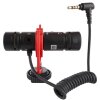 BOYA BY-MM1 Pro microfono direzionale doppio per DSLR smartphone tablet attacco Rycote