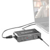 Boya BY-AM1 mixer audio a due canali alimentazione phantom Alimentazione USB