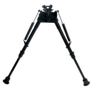 Bipiede conico per armi 15-22 cm nero regolabile