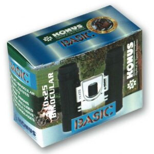 Binocolo Konus Basic 10x25 compatto e leggero nero