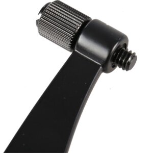 Adattatore universale per treppiede a cono - nero