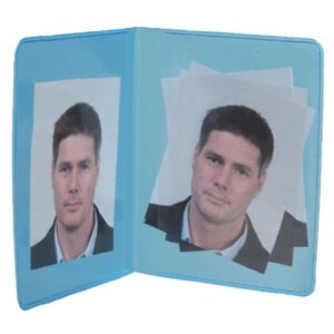 Cartella fototessera Benel 250 pezzi PVC colorato misto...
