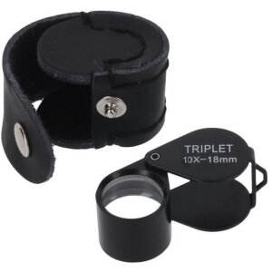 Lente dingrandimento pieghevole Byomic Triplet BYO-IT1018 10x18mm - Ingrandimento preciso