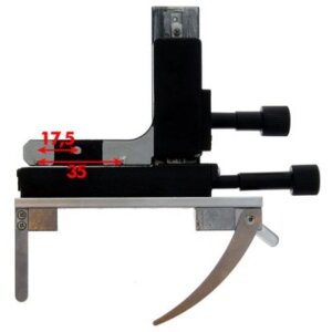 Palcoscenico meccanico Byomic 17,5 mm Accessori per microscopio Strumento di precisione