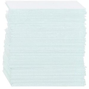 Occhiali di copertura Byomic 18x18mm 100pcs Accessori trasparenti per microscopio